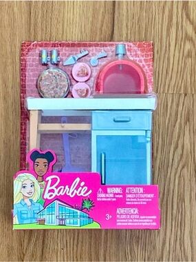 Barbie Pizza Oven Playset Kitchen Accessory Set NIB Mattel FXG39